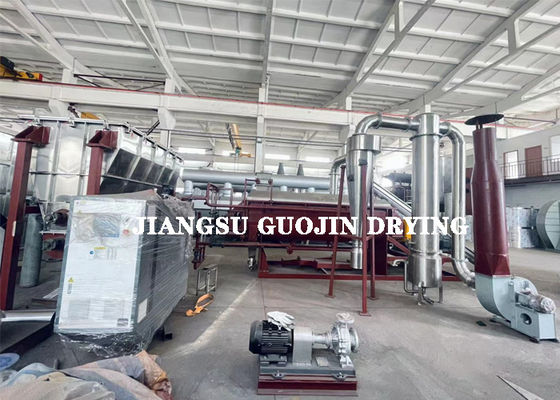 10KW PLC/button control συνεχής κούφιος στεγνωτήρας κουπίς KJG-20