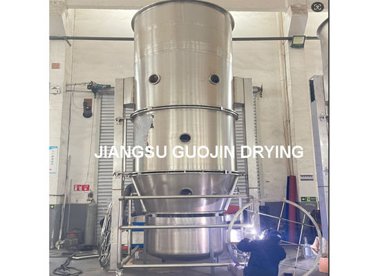 750kg χωρητικότητα Granulator υγρού κρεβατιού με 45 KW ισχύς ανεμιστήρα για την αποτελεσματική κόκκωση των διαφόρων υλικών