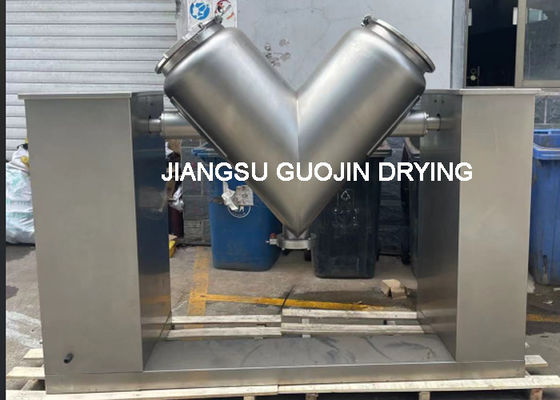 Μηχανή βιομηχανικής ανάμειξης τύπου 200L V 5KW Δύναμη 10r/min περιστροφή σπινδύλης