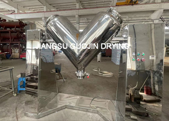Μικρατήρας τύπου V 200L με διπλό μπουφάν με ταχύτητα ανάμειξης 12r/min