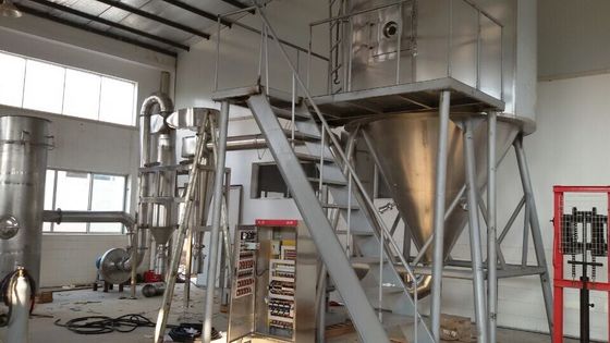 Χημικός 1000kg/h βιομηχανικός στεγνωτήρας ψεκασμού ανοξείδωτου