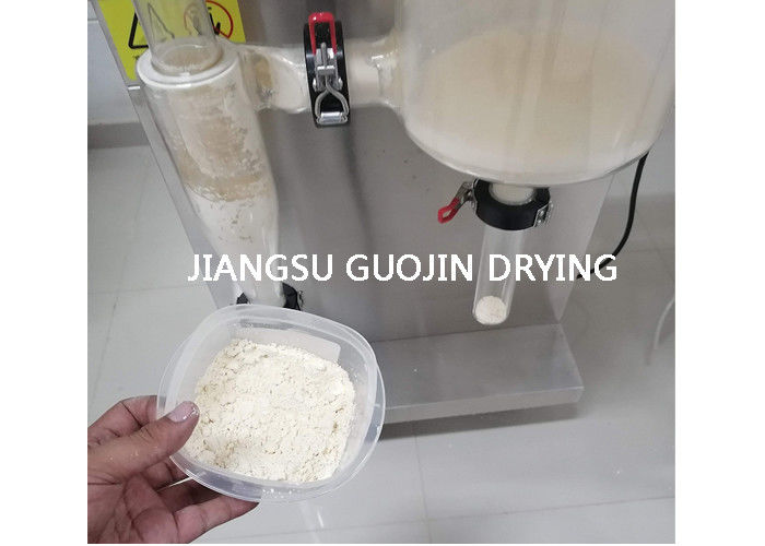 1kg/H ξεράνετε το στεγνωτήρα ψεκασμού τύπων πάγκων σκονών για το γάλα σε σκόνη