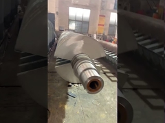 Ξηραντήρας κοχλιωτός με κοίλες λεπίδες ενεργού άνθρακα 37KW με επιφάνεια μεταφοράς θερμότητας 68M2