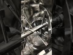 Ηλεκτρική Θέρμανση SS Οριζόντιος Μίξερ Σκόνης με Κορδέλα 4KW